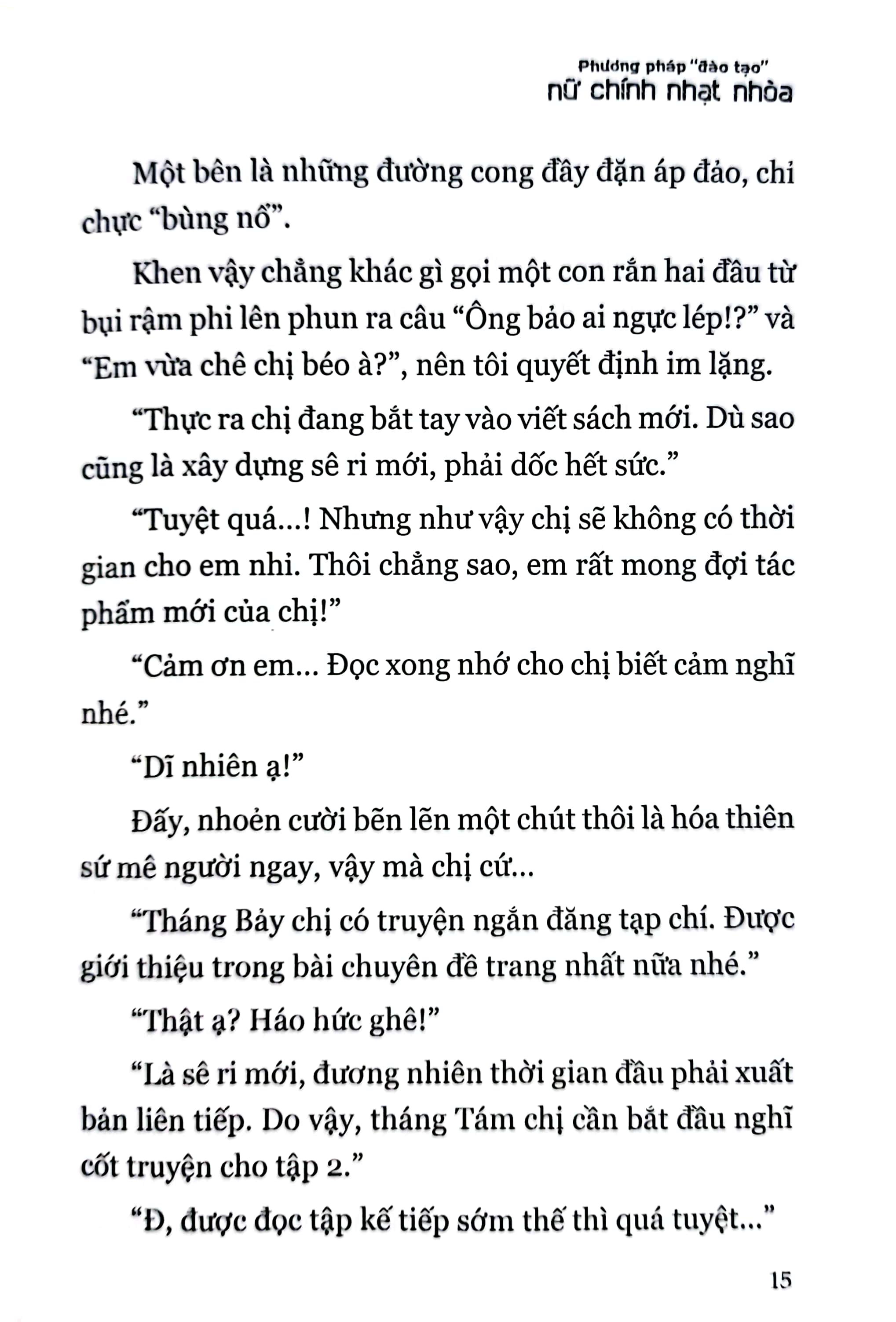 bộ phương pháp "đào tạo" nữ chính nhạt nhòa - tập 2