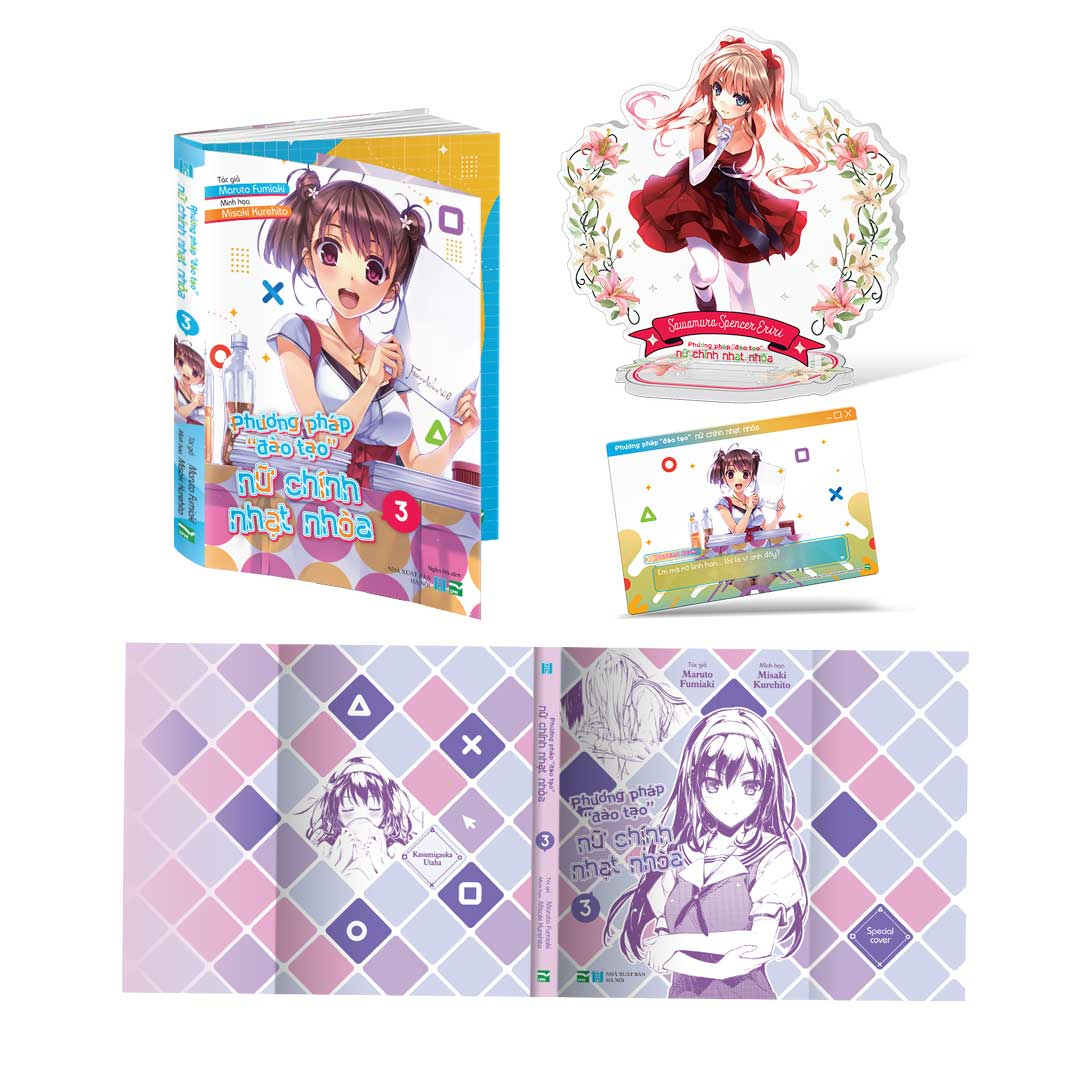 bộ phương pháp "đào tạo" nữ chính nhạt nhòa - tập 3 - bản giới hạn - tặng kèm gameplay card + standee acrylic