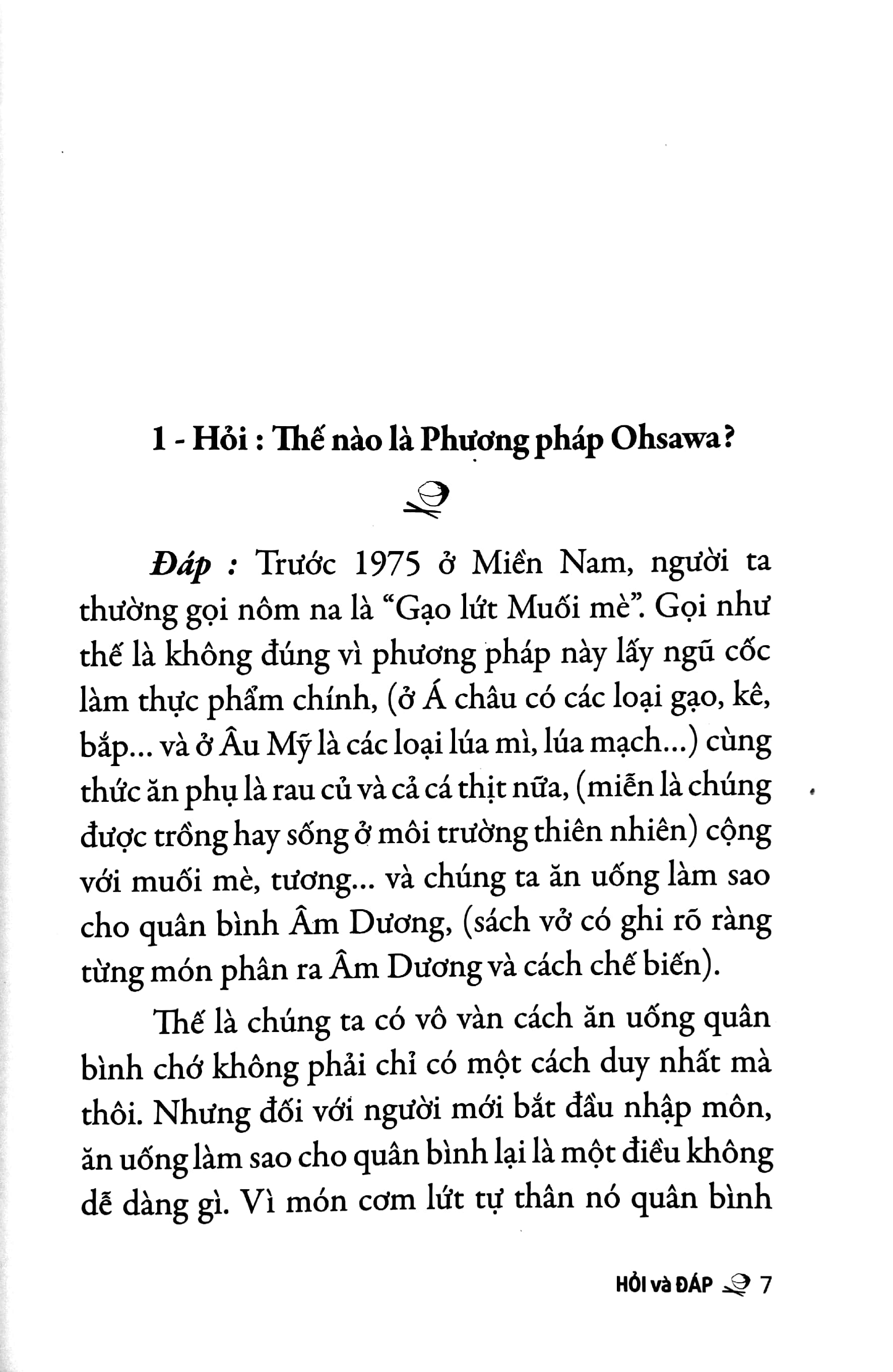 bộ phương pháp ohsawa hỏi và đáp - tập 1 (tái bản 2022)
