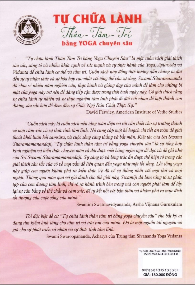 Bo
						
										
										Phuong Phap Suc Khoe Toan Dien Cua Yoga Co Dien - Tu Chua Lanh Than-Tam-Tri Bang Yoga Chuyen Sau - Quyen 2