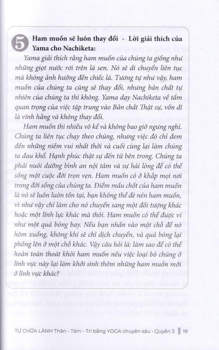 Bộ Phương Pháp Sức Khoẻ Toàn Diện Của Yoga Cổ Điển - Tự Chữa Lành Thân-Tâm-Trí Bằng Yoga Chuyên Sâu - Quyển 3