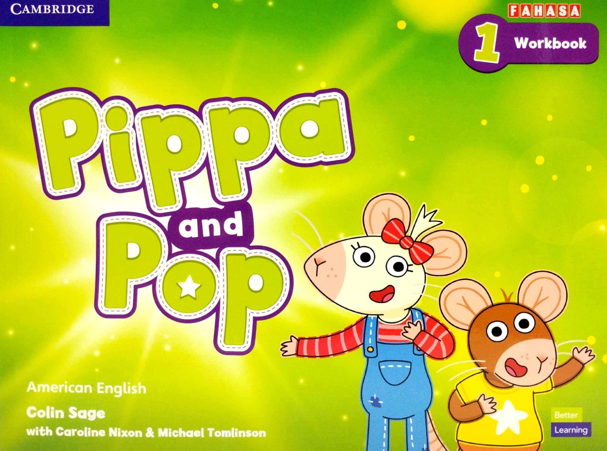 bộ pippa and pop level 1 workbook american english