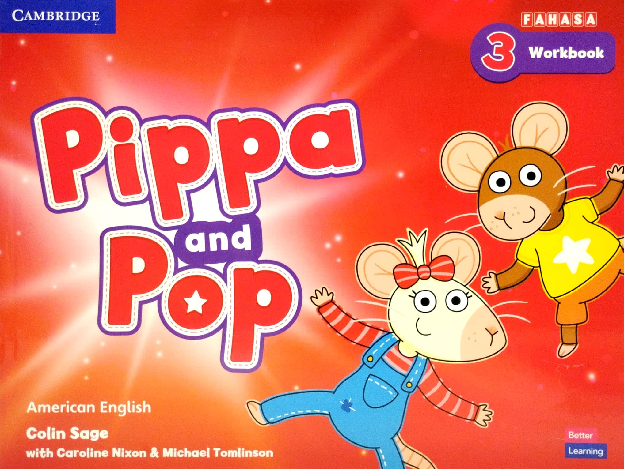 bộ pippa and pop level 3 workbook american english