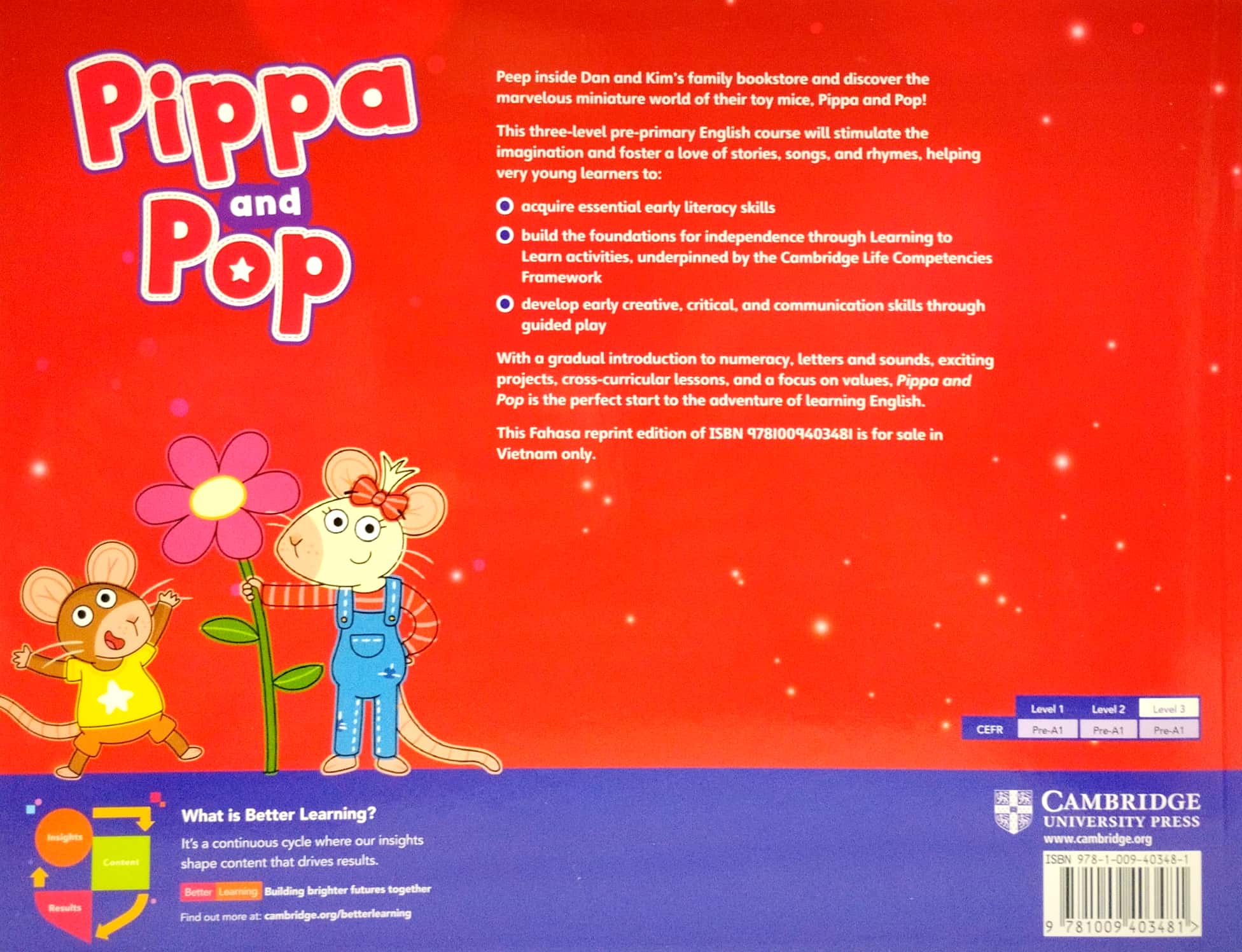 bộ pippa and pop level 3 workbook american english