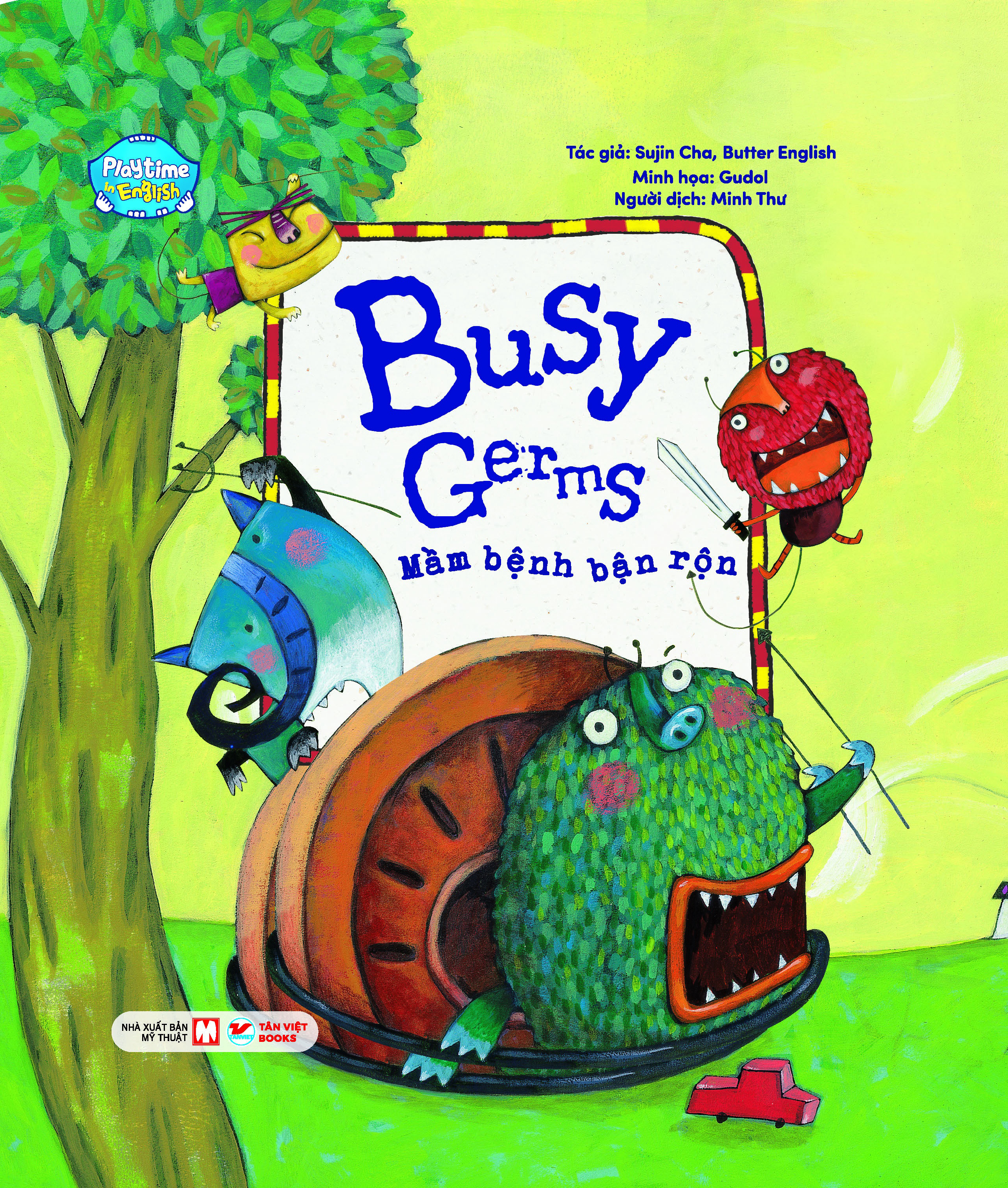 Bo
						
										
										Playtime In English - Level 2 - Busy Germs - Mam Benh Ban Ron