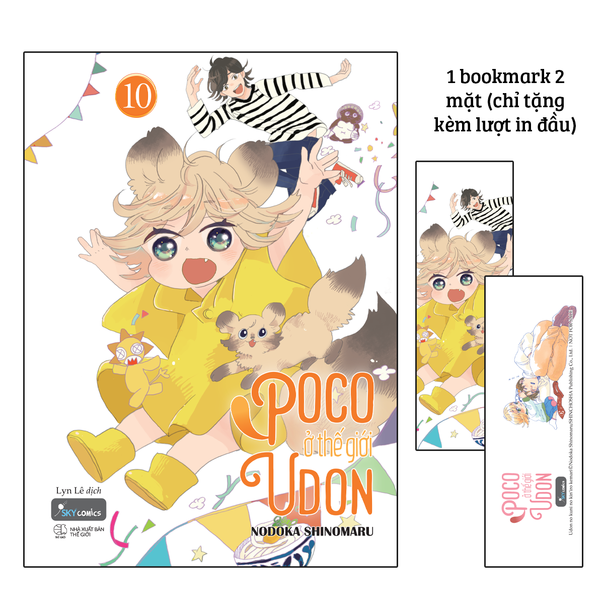 bộ poco ở thế giới udon - tập 10 - tặng kèm bookmark hai mặt
