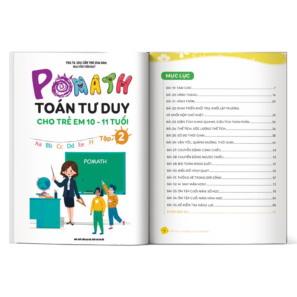 Bo
						
										
										Pomath - Toan Tu Duy Cho Tre Em - 10-11 Tuoi - Tap 2