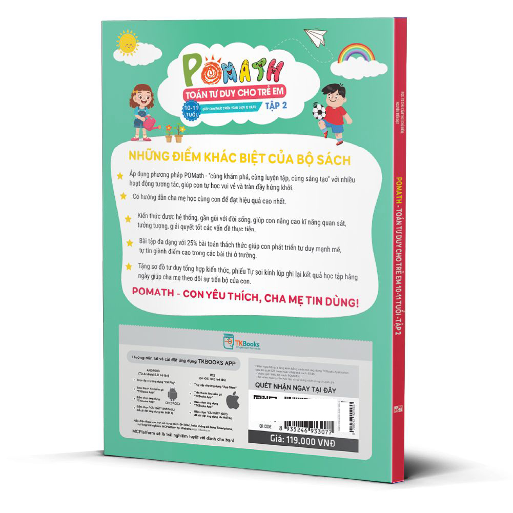Bo
						
										
										Pomath - Toan Tu Duy Cho Tre Em - 10-11 Tuoi - Tap 2