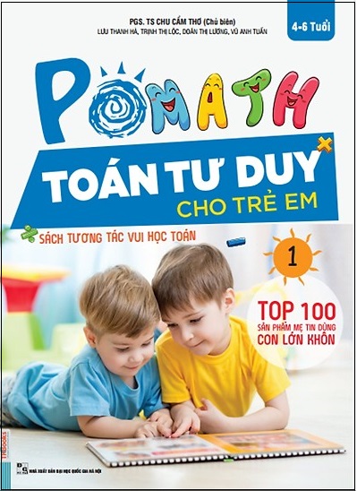 bộ pomath - toán tư duy cho trẻ em 4-6 tuổi - tập 1