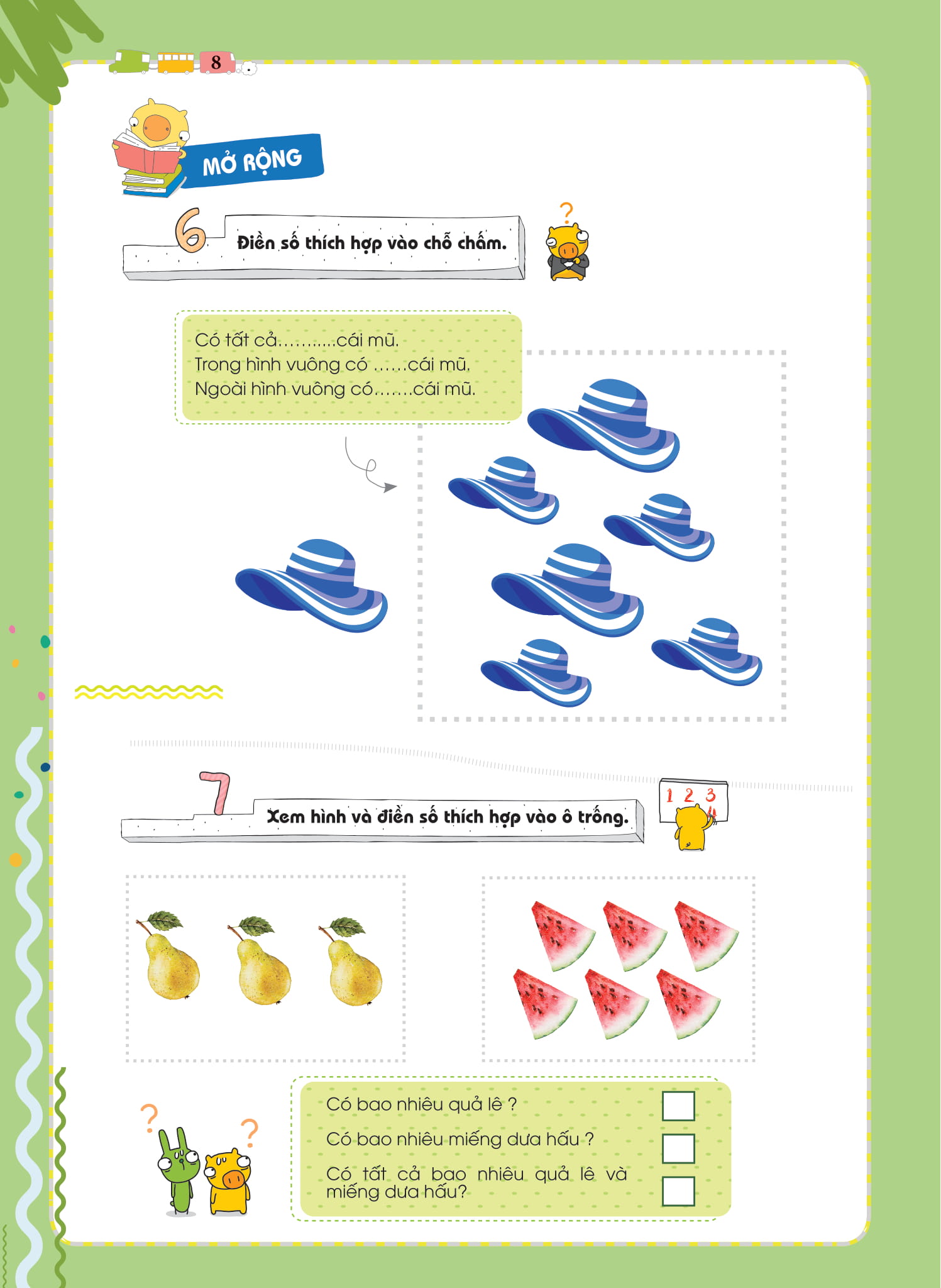 bộ pomath - toán tư duy cho trẻ em 4-6 tuổi - tập 3