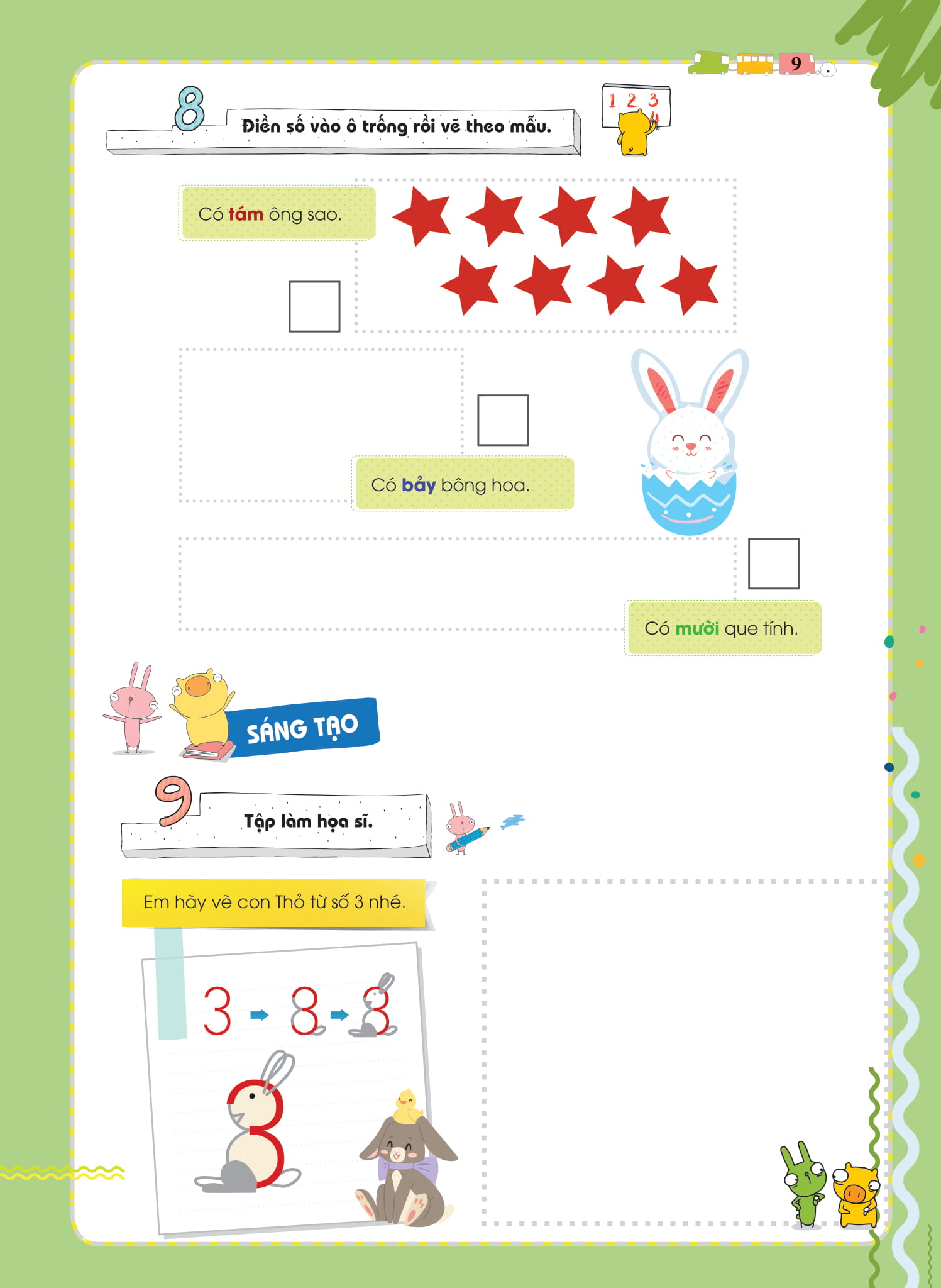 bộ pomath - toán tư duy cho trẻ em 4-6 tuổi - tập 3