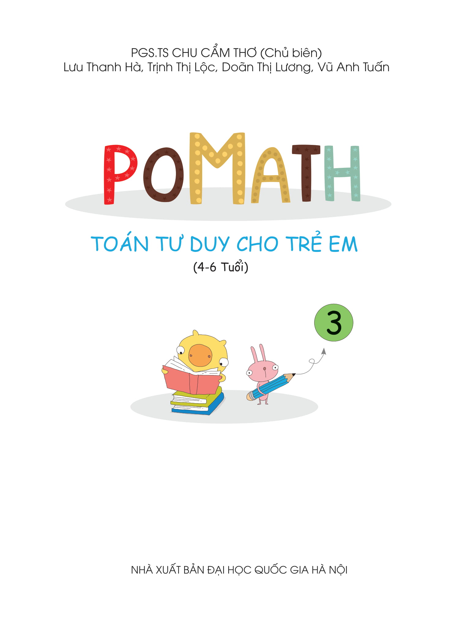 bộ pomath - toán tư duy cho trẻ em 4-6 tuổi - tập 3