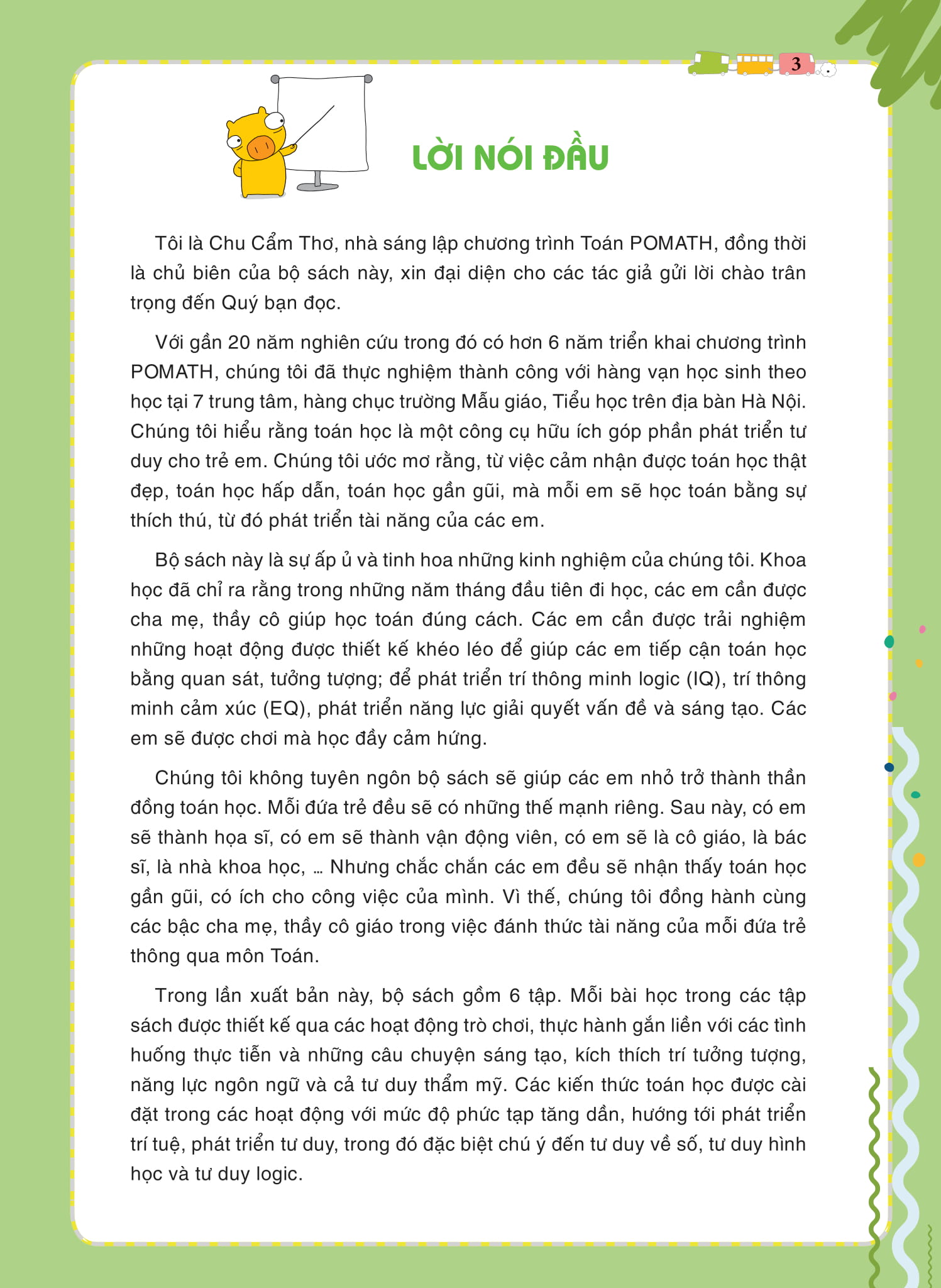 bộ pomath - toán tư duy cho trẻ em 4-6 tuổi - tập 3