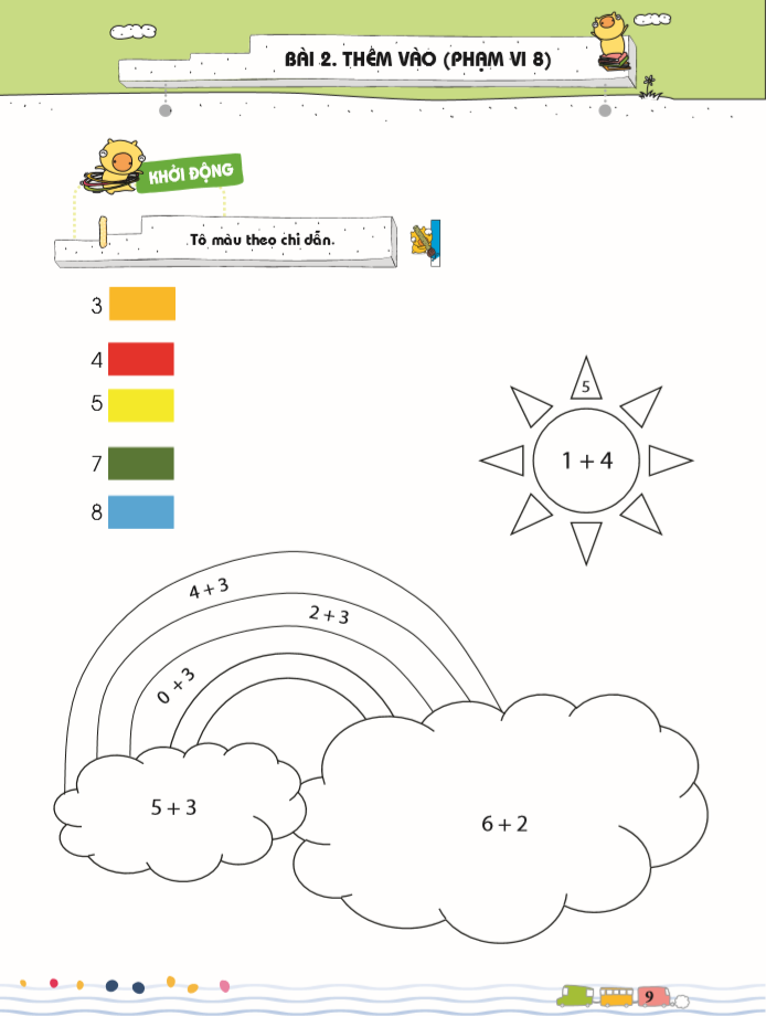 bộ pomath - toán tư duy cho trẻ em 4-6 tuổi - tập 4