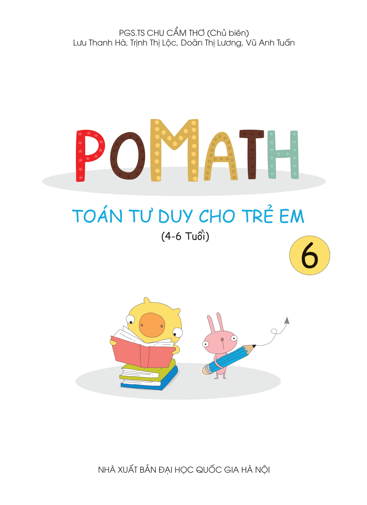 bộ pomath - toán tư duy cho trẻ em 4-6 tuổi - tập 6