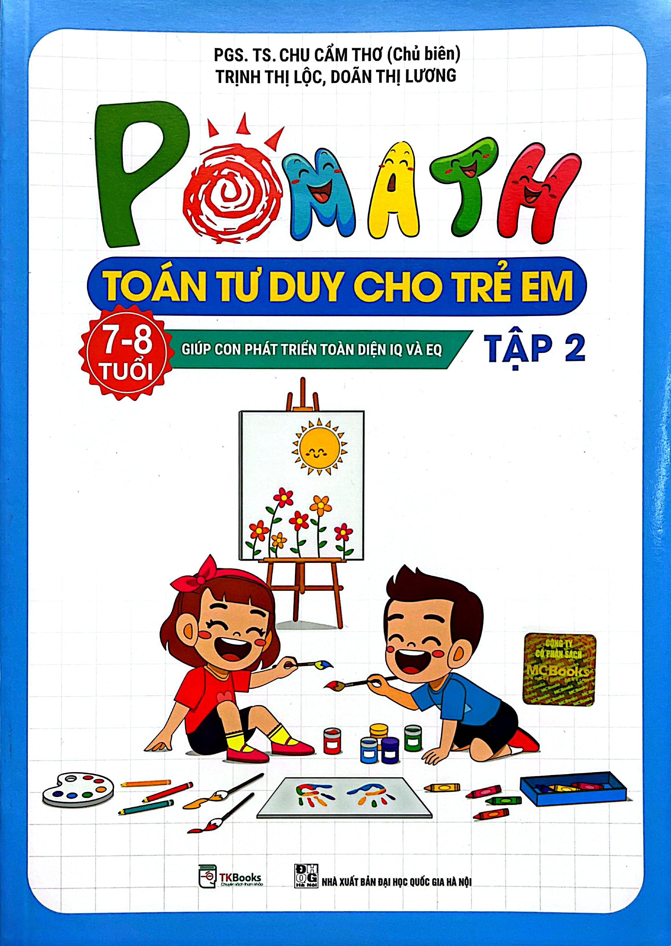 Bộ
						
										
										Pomath - Toán Tư Duy Cho Trẻ Em - 7-8 Tuổi - Tập 2