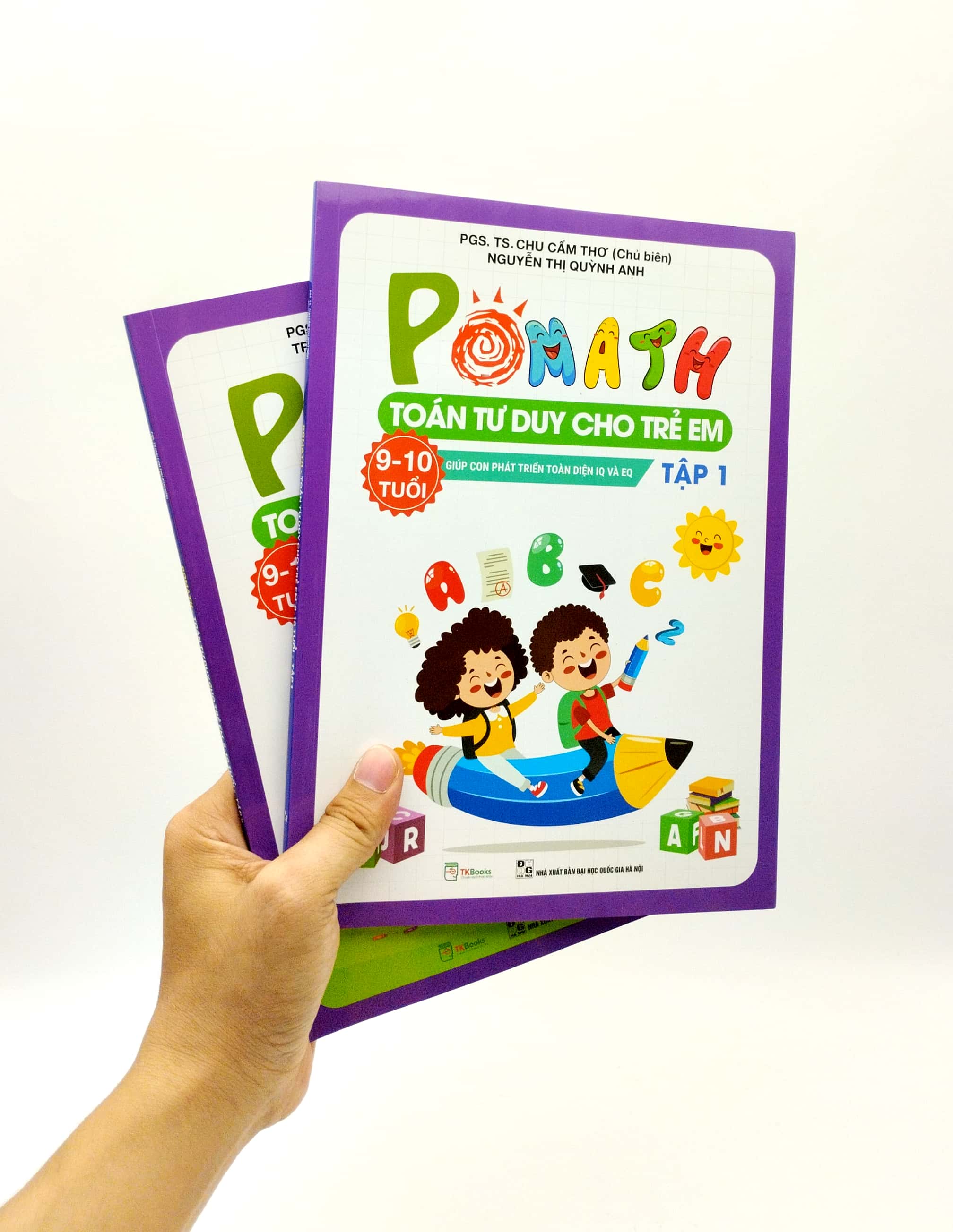 bộ pomath - toán tư duy cho trẻ em 9 - 10 tuổi (tập 1 + 2) (bộ 2 tập)