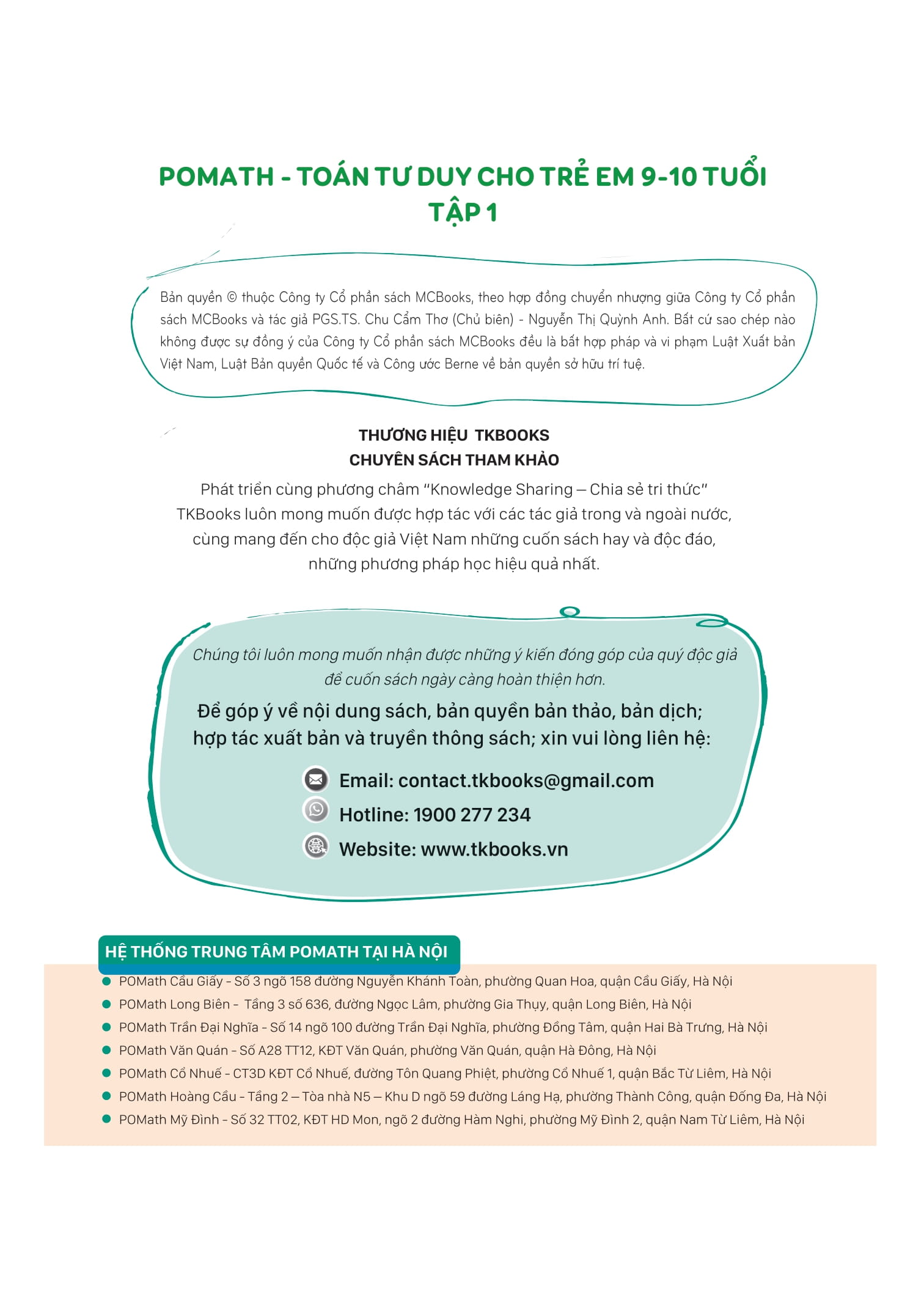 Bo
						
										
										Pomath - Toan Tu Duy Cho Tre Em 9-10 Tuoi - Tap 1