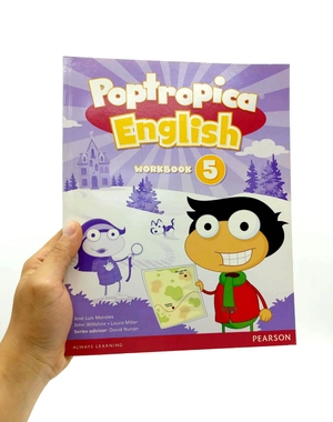 bộ poptropica english american edition 5 workbook and audio cd pack
