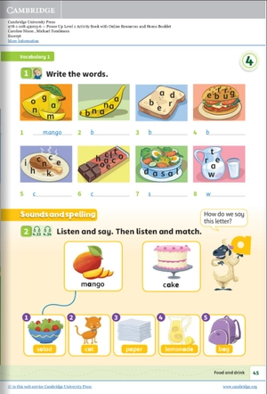 bộ power up level 1 activity book with online resources and home booklet