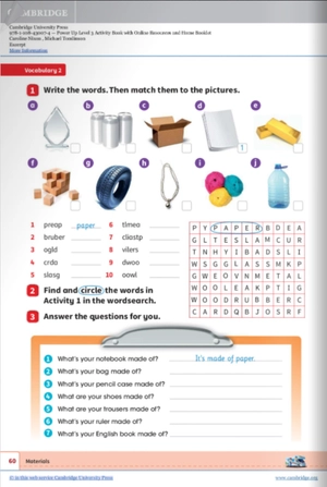 bộ power up level 3 activity book with online resources and home booklet