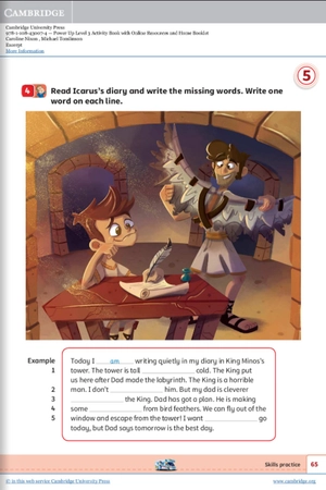 bộ power up level 3 activity book with online resources and home booklet