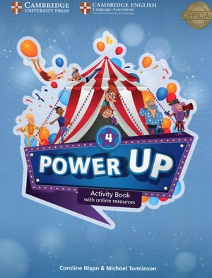bộ power up level 4 activity book with online resources and home booklet