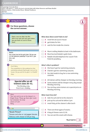 bộ power up level 5 activity book with online resources and home booklet