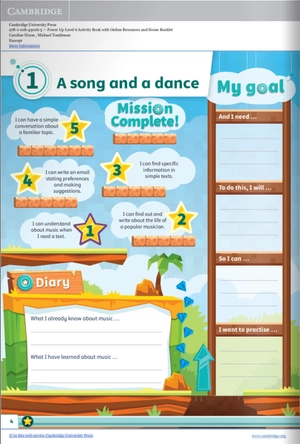 bộ power up level 6 activity book with online resources and home booklet