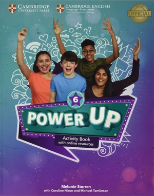 bộ power up level 6 activity book with online resources and home booklet