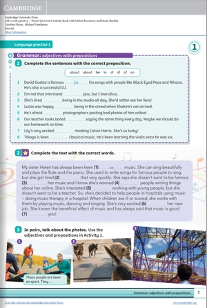 bộ power up level 6 activity book with online resources and home booklet