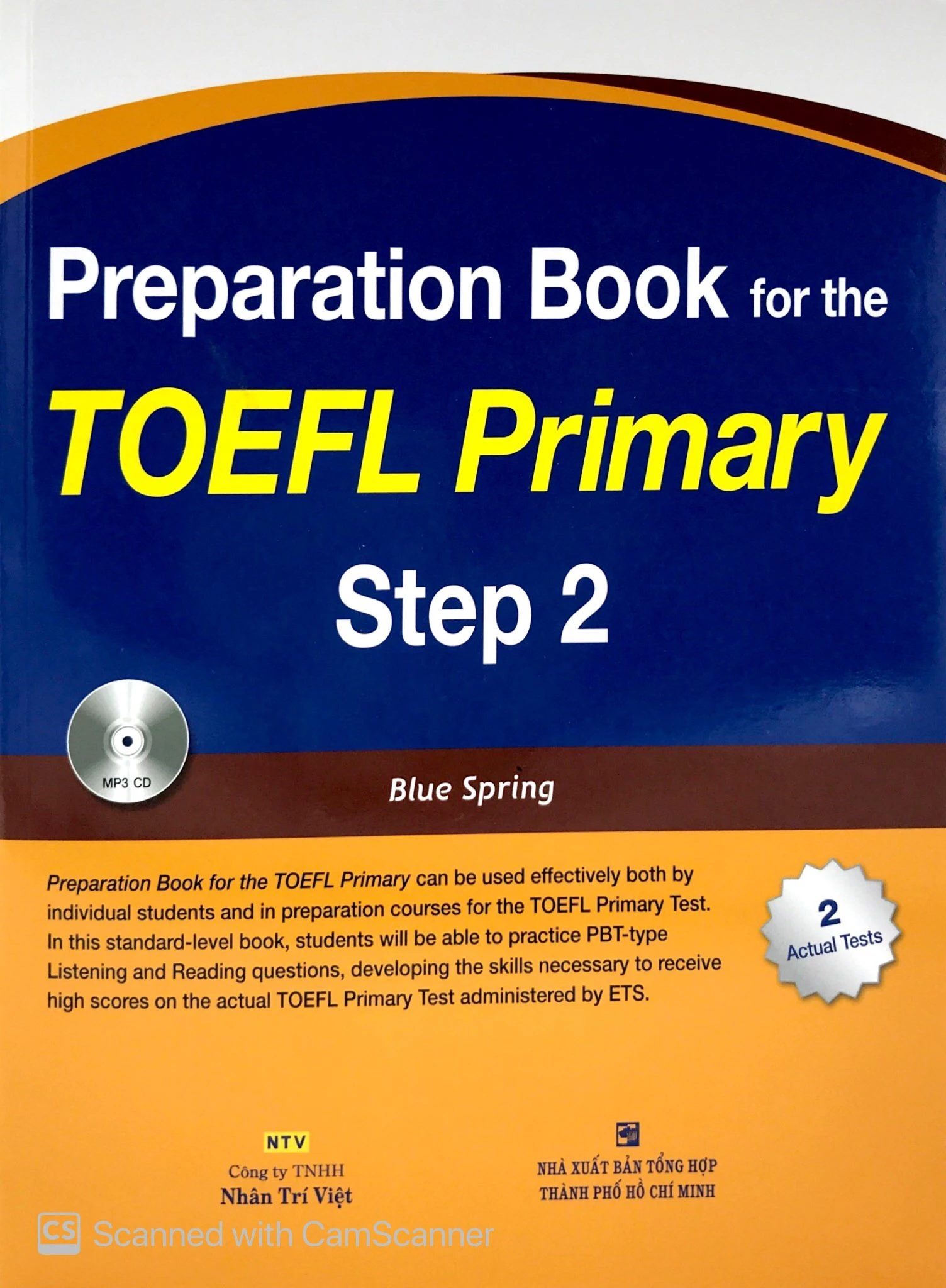 bộ preparation book for the toefl primary step 2 (cd) (2019)