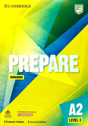bộ prepare a2 level 3 workbook with audio download