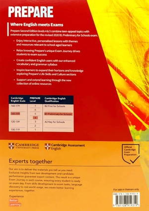 bộ prepare b1 level 4 workbook with audio download