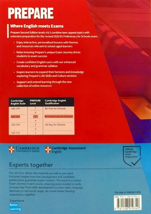 bộ prepare b1 level 5 workbook with audio download