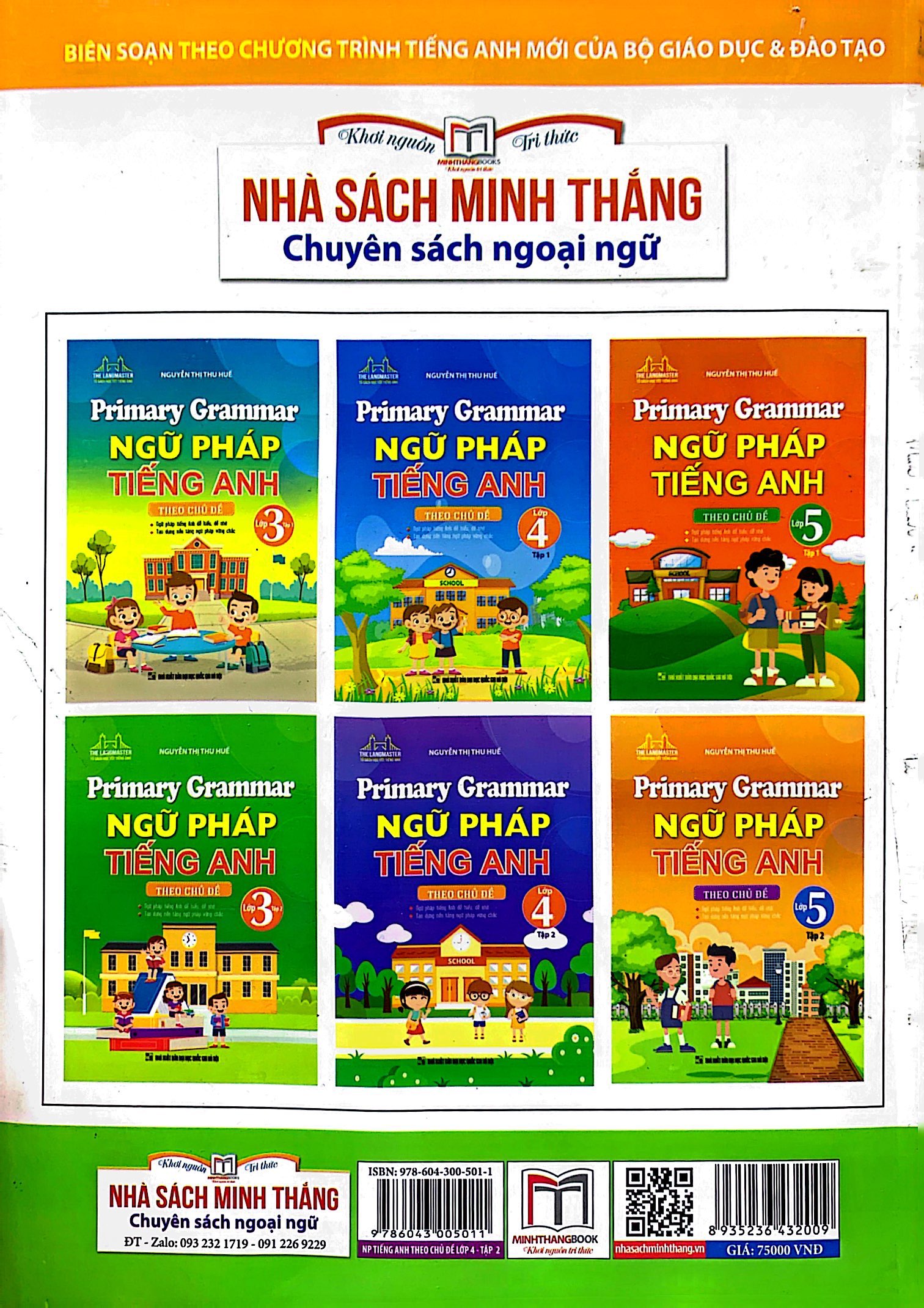 bộ primary grammar - ngữ pháp tiếng anh theo chủ đề lớp 4 - tập 2 (tái bản 2023)