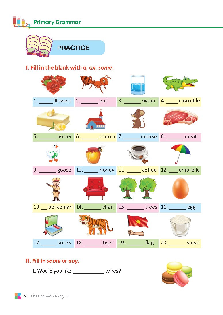 bộ primary grammar - ngữ pháp tiếng anh theo chủ đề lớp 5 - tập 1