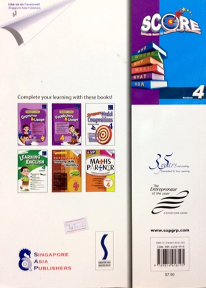 bộ primary level score workbook 4