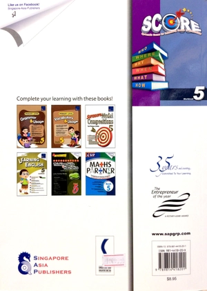 bộ primary level score workbook 5