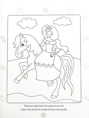 bộ princess sticker activity book 1