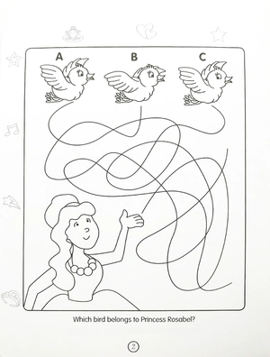 bộ princess sticker activity book 1