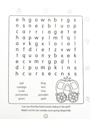 bộ princess sticker activity book 1