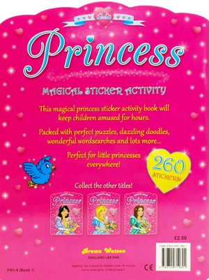 bộ princess sticker activity book 1