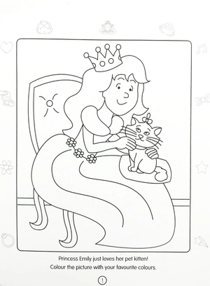 bộ princess sticker activity book 2