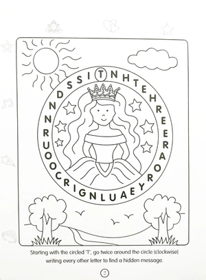 bộ princess sticker activity book 2