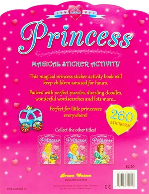 bộ princess sticker activity book 2