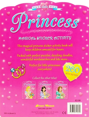 bộ princess sticker activity book 3