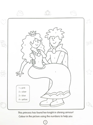 bộ princess sticker activity book 4