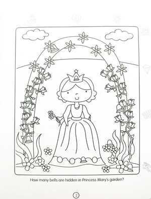 bộ princess sticker activity book 4