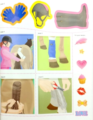 bộ princess top activity book 1: my pony & me